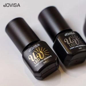 Colle à cils en gel UV 5 ml pour une viscosité douce, sans alcool et imperméable, offre une tenue de 8 à 10 semaines avec une formule à séchage rapide - Product Image 1