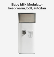 BAPHIYA Mélangeur de lait électrique pour bébé avec veilleuse Réglage de la température constante Contrôle tactile Capacité de 1,5 L pour usage domestique