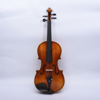 Violon fait main en gros 1/4 1/8 2/4 4/4 3/4 table en épicéa dos en érable flammé archet en ébène violon professionnel à vendre