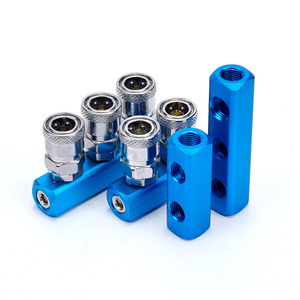 Bloque de Distribución de Aire Neumático Sayu, Accesorios de Aluminio con Rosca G para Colector de Escape de Múltiples Tubos - Product Image 3