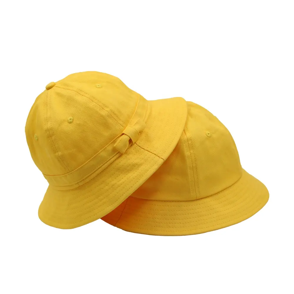 Bucket Hat Hat Wholesale High Quality Outdoor Custom Design Cotton Sun Protective Children Toddler School Baby Kids Bucket Hat