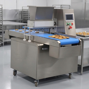Machine à former des biscuits rotative à haute efficacité, découpeuse à biscuits en acier inoxydable, déposeuse pour boulangerie - Product Image 1