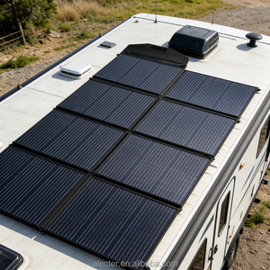 Panel Solar Plegable Monocristalino Alecter Solar War de 400W, Certificado, 23% de Eficiencia, Tamaño de Celda 579x521x56mm, Color Negro, para Exteriores - Product Image 3