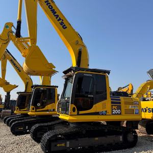 Excavadora Usada Komatsu PC200 KomatsuP C210 de 20 Toneladas, de Alta Eficiencia de Trabajo, Excavadora de Segunda Mano en Buen Estado, Máquina de Cantera - Product Image 4