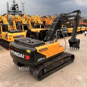 Excavadoras de orugas usadas originales Hyundai 225C-9S excavadoras hidráulicas usadas con rendimiento perfecto en stock - Product Image 6