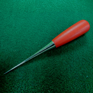 AA0182 DANKING Tailor Awl | Handmade Steel Wire <b>Leather</b> Awl <b>Tool</b> with Red Handle for Stitching and Repairing <b>Crafts</b> Taiwan - Product Image 3
