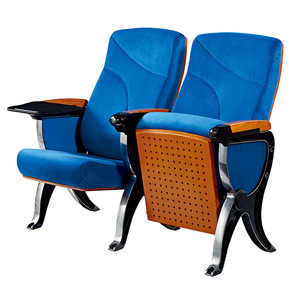 Manwa Expo Tiered Theater Chairs Blue Beech HB608-1 With Handrails For Lecture <b>Hall</b> And Conference Room Seating - Product Image 5