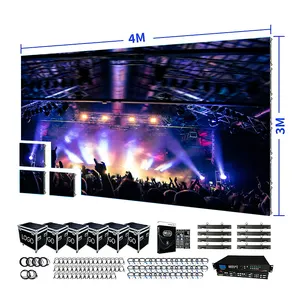 Panneau Publicitaire Exterieur Publicidad Led Wall 3mm Indoor Publicity Foldable Screen HD video Wall for Advertisement Business