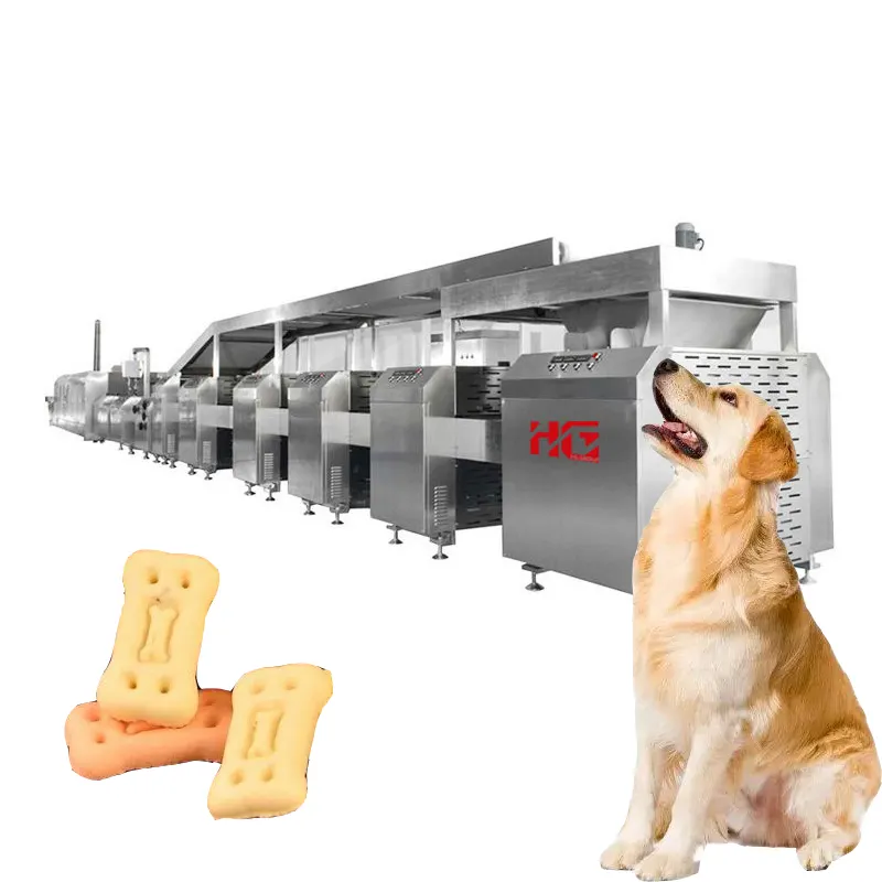 Machine de fabrication de biscuits mous et durs pour animaux de compagnie de Shanghai entièrement automatique/ligne de production de biscuits à la soude/machine de fabrication de biscuits