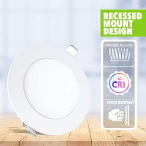 Plafonnier LED Encastré Moderne en Gros 5W 9W 12W 15W 18W AC 220V 230V 240V Éclairage Intérieur Options Blanc Chaud et Blanc Froid - Product Image 5