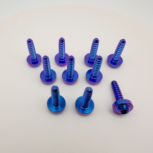 Vàng Xanh GR5 Titan Torx đầu tự khai thác vít bu lông <span class=keywords><strong>M3</strong></span> M4 M5 M6 Chiều dài 10 15 16 18 <span class=keywords><strong>20</strong></span> Titan Tự Khai thác vít - Product Image 2