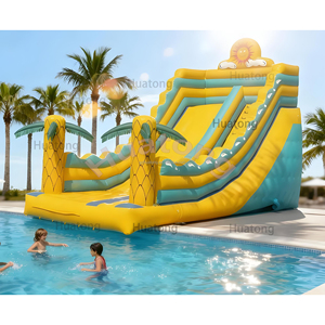 Nhà máy tùy chỉnh thương mại Hồ bơi bơm hơi thương mại bơm hơi khổng lồ trượt nước trượt bơm hơi cho trẻ em bên - Product Image 3