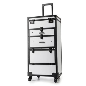 Barbier professionnel voyage étui <span class=keywords><strong>de</strong></span> transport peigne tondeuse organisateur boîte à outils roulant Salon étui <span class=keywords><strong>valise</strong></span> <span class=keywords><strong>coiffure</strong></span> étui sur roues - Product Image 3