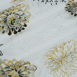 <span class=keywords><strong>Nappe</strong></span> transparente laser noire <span class=keywords><strong>et</strong></span> <span class=keywords><strong>or</strong></span> à motifs floraux pour la maison, les salles à manger, les hôtels <span class=keywords><strong>et</strong></span> les restaurants - Product Image 4