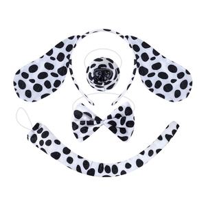 Accessoires de tête pour enfants en tissu en gros, petits animaux, serre-tête de bouledogue, accessoires de scène pour enfants, jeux, dalmatiens - Product Image 1