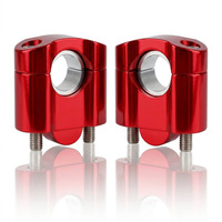 Klem Diameter Variabel Aluminium CNC Modifikasi Motor, Klem Atas Riser Stang Universal 22/28MM