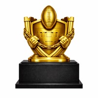 Trophée de football américain en résine personnalisé WeiVista – Vente en gros pour événements de championnat et tournois