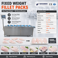 Peseuse Linéaire à Chargement Manuel Acier Inox de Qualité Alimentaire 20 à 30 Pesées par Minute pour Tilapia Filets de Poisson