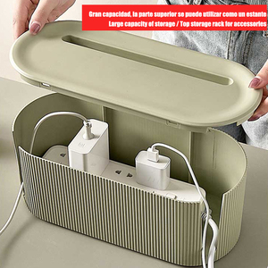 Proveedor de China al por mayor, <span class=keywords><strong>caja</strong></span> de cable de alambre, <span class=keywords><strong>caja</strong></span> de almacenamiento de escritorio, <span class=keywords><strong>caja</strong></span> de almacenamiento de enrutador inalámbrico - Product Image 3