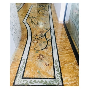 Building Material Medallion Design <strong>Marble</strong> <strong>Inlay</strong> Waterjet Tile for <strong>Floor</strong> - Product Image 3