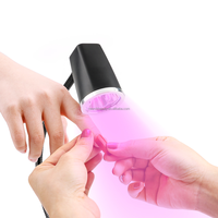 Lampe à LED portable pour ongles, lampe UV pour le séchage du gel, sécheuse à ongles manuelle, machine de manucure pour usage domestique, sécheuse à gel UV pour vernis à ongles