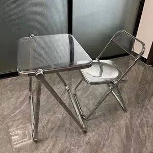 Modern Transparent folding plastic chairs folding acrylic chair wedding acrylic chair