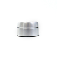 Nouvel Arrivage Pot en plastique PP argenté entièrement électroplaqué 5g pour emballage de gel UV, pot de vernis à ongles, emballage de gel constructeur pour ongles OEM/ODM