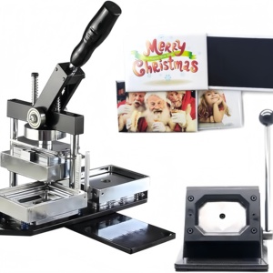 Tùy Chỉnh DIY Hình Chữ Nhật Hình Ảnh Tủ Lạnh Nam Châm Máy Làm Của Nhãn Hiệu Nút Vuông Huy Hiệu Máy Làm Kit - Product Image 2