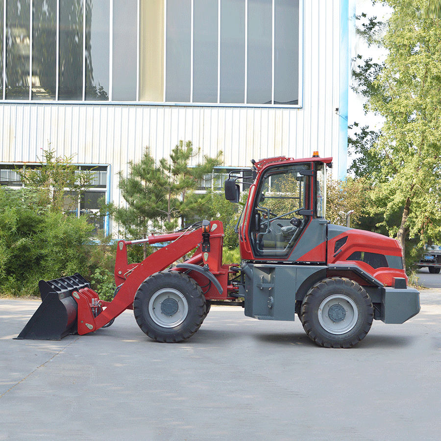 2.5 Ton Payload Earth Moving Machinery Loader TL2500F Articulated Mini ...