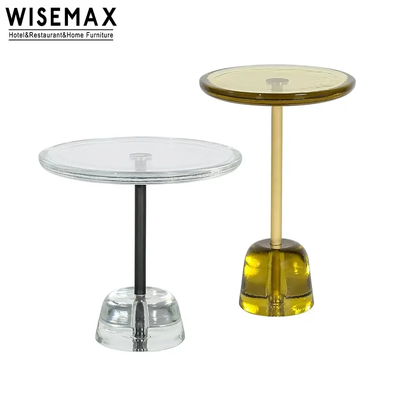 WISEMAX FURNITURE New arrival cheap plastic coffee table wholesale price acrylic sofa side table for home living room
