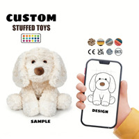 Boneka Anjing Realistis Premium dengan Bulu Lembut Simulasi, Cocok untuk Hadiah dan Dekorasi Rumah