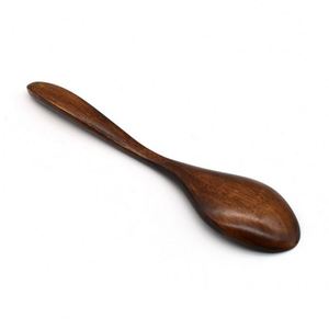 Wholesale Long Handle Wooden Soup Spoons Cooking Tasting Dinner Spoon for Kitchen Restaurant - Product Image 3