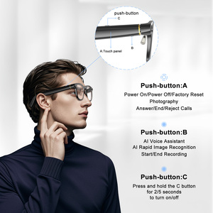 Lentes Inteligentes con Lente de 8MP, Grabación de Video 1080P, Estabilización de Imagen, Llamadas por Bluetooth, Traducción Instantánea por IA, Control Táctil - Product Image 2