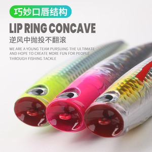 Leurre flottant <span class=keywords><strong>Poppel</strong></span> Topwater 11cm 25g 6 couleurs pour saumon, bar, thon et poisson mandarin - Leurre dur en plastique pour la pêche en rivière et en mer - Product Image 3