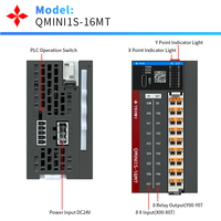Controlador Lógico Programable PLC FX3U-128MT 64MT de 24 V CC, con 2-8 Puertos de Alta Velocidad de 100 KHz Integrados para Codificador, Motor Paso a Paso y Servo