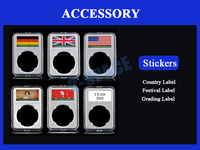 Capsules de rangement transparentes pour pièces de collection de qualité commémorative pour boîte de collection NGC PCGS