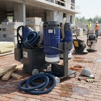 Aspirateur industriel manuel VC520, moteur robuste, structure durable, extracteur de poussière pour atelier, chantier de construction