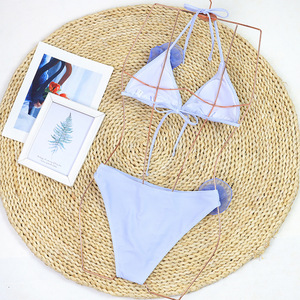 2024 nuevo diseño de secado rápido para mujer, traje de baño de dos piezas con cuello en V de cintura alta, Bikini Floral de aventura, ropa de playa Sexy - Product Image 4