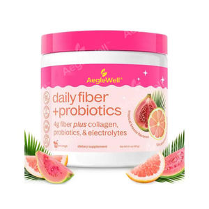 Complément alimentaire Aeglewell Daily Fiber and Probiotics Powder avec vitamine C, améliore le système immunitaire, <span class=keywords><strong>poudre</strong></span> de collagène - Product Image 1