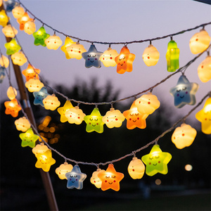 Ưa Thích Ánh Sáng Ban Đêm Trang Trí Sân Vườn 1.5M 10 Đèn LED Treo Đèn Bong Bóng Đám Mây Mặt Trời Cầu Vồng Hình LED Cổ Tích Chuỗi Bóng Đèn Đèn - Product Image 3