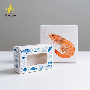 Tùy Chỉnh In Ấn Có Thể Gập Lại Các Tông Giấy Carton Sáp Hộp Cho Hải Sản Tủ Đông Ngũ Cốc Đóng Gói Đông Lạnh Hộp Bao Bì Thực Phẩm Đông Lạnh - Product Image 1