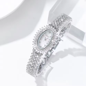 Reloj con Diamantes Más Vendido, Venta Directa de Fábrica, Reloj de Moda para Mujer con Diamantes Completos, Relojes Mecánicos de Negocios - Product Image 4