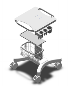 Carro de altura ajustable para ultrasonido <span class=keywords><strong>Mindray</strong></span> <span class=keywords><strong>DP</strong></span> 10 - Product Image 3