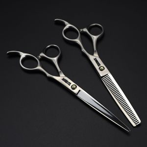 Tijeras <span class=keywords><strong>de</strong></span> Peluquería Profesionales TONE&GUY <span class=keywords><strong>de</strong></span> 5.5/6.0/6.5 Pulgadas, Diseño Moderno, Tijeras <span class=keywords><strong>de</strong></span> Dientes Planos para Corte <span class=keywords><strong>de</strong></span> Cabello HS-350 - Product Image 3