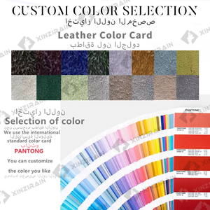 Xinzirain personalizado cuero genuino bordado media pantorrilla tacón grueso punta cuadrada vaquera occidental <span class=keywords><strong>botas</strong></span> de vaquero - Product Image 6