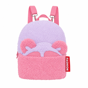 Sac à dos en peluche 2-en-1 avec poche avant, sac à bandoulière portable, mignon sac à dos en peluche Panda pour enfants, multi-usages toutes saisons - Product Image 2