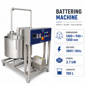 Máquina Mezcladora Automática de Adobos de Alimentos, Tanque de Mezcla de 100L para Procesamiento de Adobos de Pollo Frito - Product Image 1