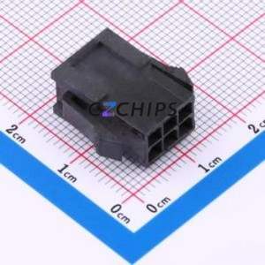 BX-MX3.0-2-3P-MJK Housing (Wire-to-Board / Wire-to-Wire) P=3mm Connector 2x3P 3mm Micro-Fit (MX 3.0) 3mm - Product Image 2