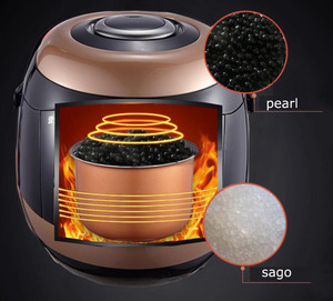 Olla Multifunción para Cocinar Perlas de Té de Burbujas de 5 Litros, 110v/220v, Equipo Completo para la Elaboración de Perlas de Tapioca - Product Image 3