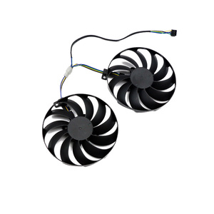 95 มม.T129215SU 4Pin พัดลมระบายความร้อนสําหรับ <span class=keywords><strong>ASUS</strong></span> Radeon <span class=keywords><strong>RX</strong></span> 5700XT <span class=keywords><strong>5600</strong></span> <span class=keywords><strong>XT</strong></span> DUAL EVO OC กราฟิกการ์ด Cooler พัดลม - Product Image 5